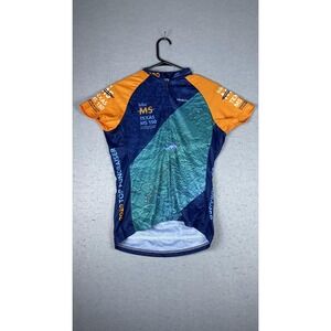 Primal Cycling Jersey Womens Medium Orange 2020 Bike‎ MS Texas MS150 Fundraiser